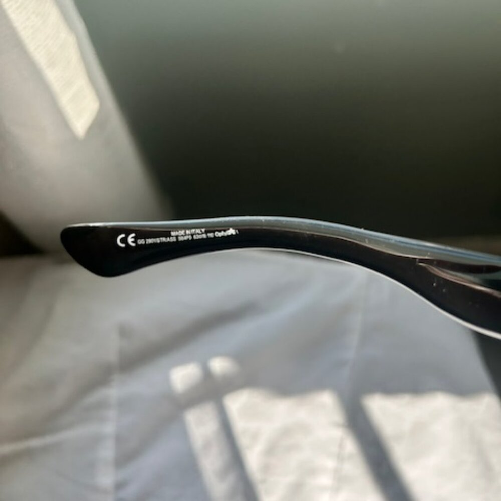 GUCCI Strass Crystal Sunglasses  Black Butterfly GG 2901 - Picture 6 of 8